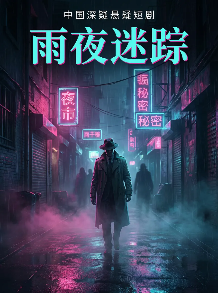 早乙女露依 步兵 悬疑追踪短剧 - 雨夜迷踪海报